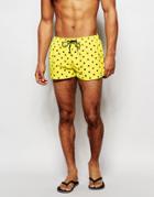 Boardies Polkadot Swim Shorts - Yellow