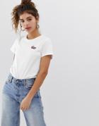 Levi's X Peanuts Perfect T-shirt With Chest Print-white