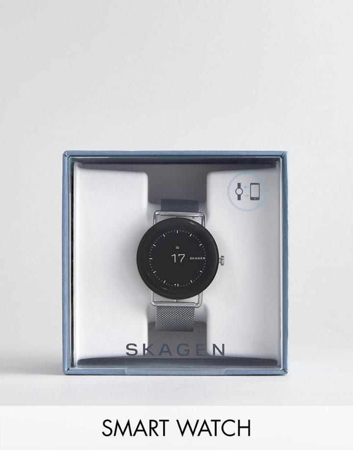 Skagen Connected Skt5000 Falster Mesh Display Smart Watch In Silver - Silver