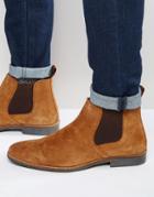 Red Tape Chelsea Boots Tan Suede - Tan