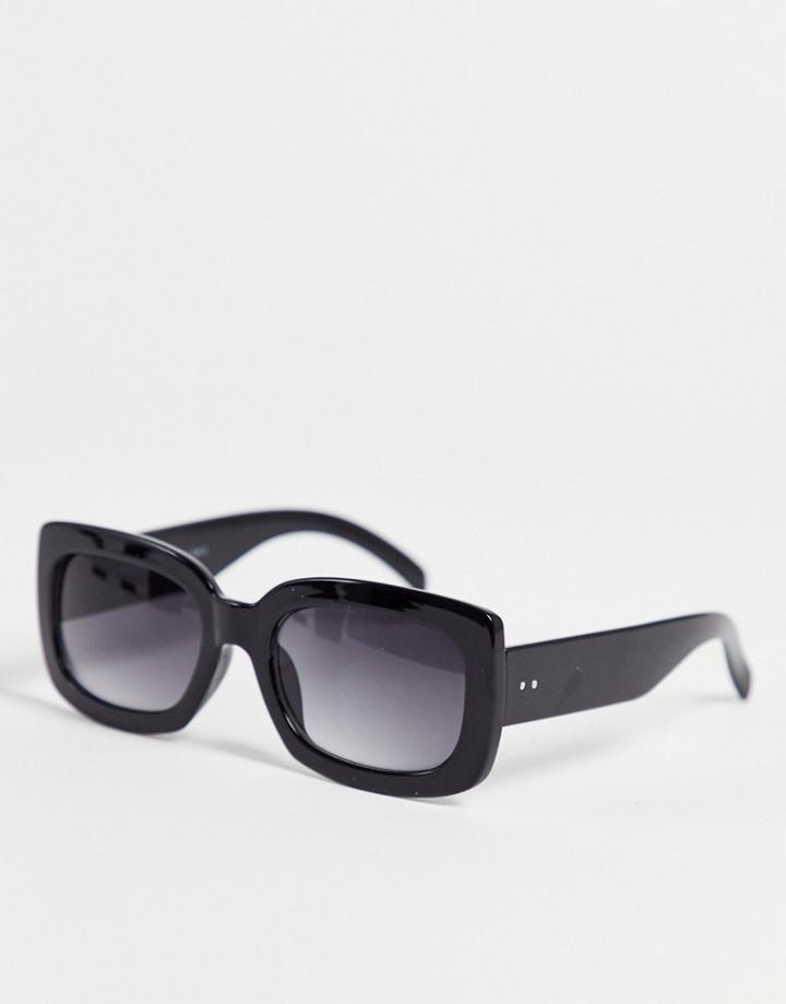 Aj Morgan Glamourama Square Lens Sunglasses-black
