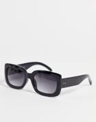 Aj Morgan Glamourama Square Lens Sunglasses-black