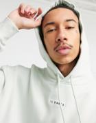 Il Sarto Utility Oversized Hoodie In Aqua-blues