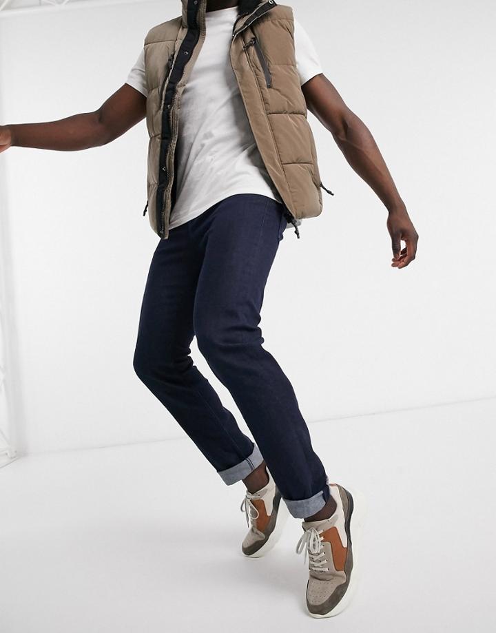 Boss Delaware Slim Fit Jeans In Dark Wash-blues