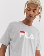 Fila Eagle T-shirt With Large Logo In Gray