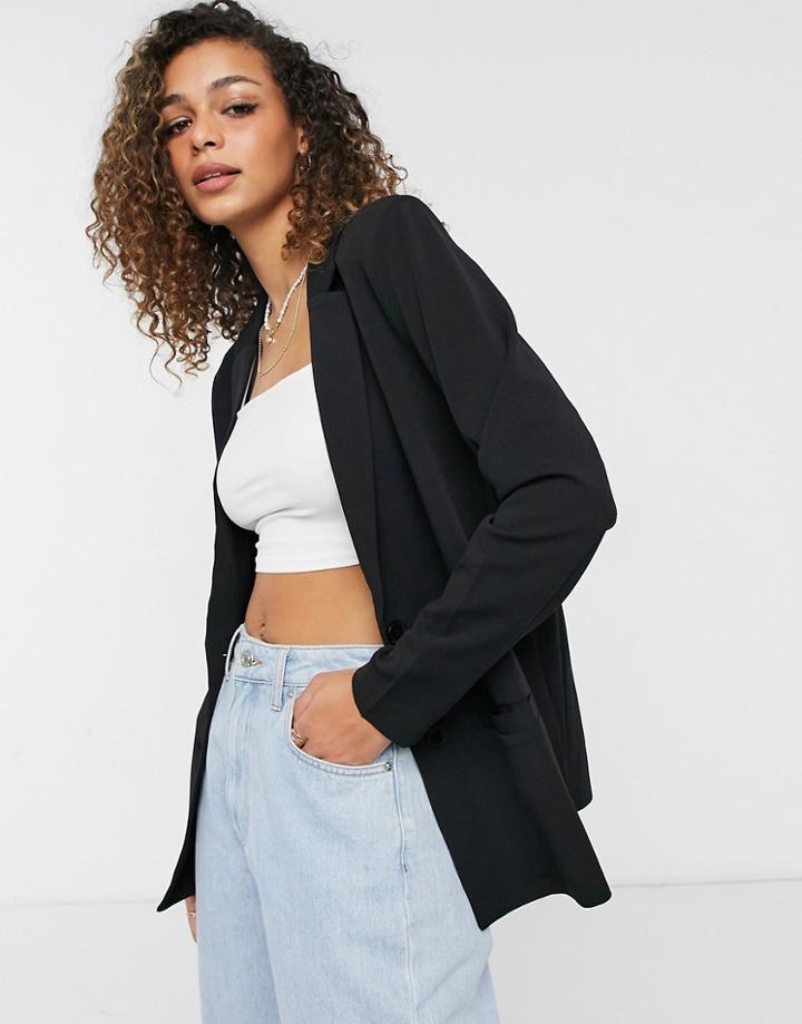 Jdy Tailored Blazer In Black