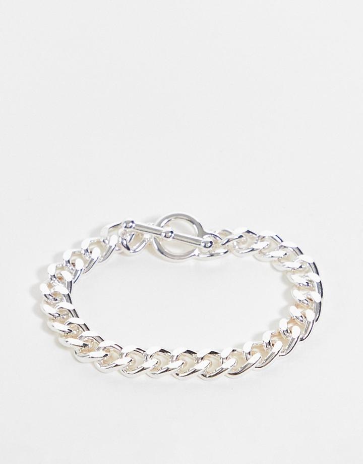 The Status Syndicate Chunky Chain Bracelet In Silver