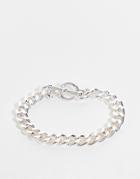 The Status Syndicate Chunky Chain Bracelet In Silver