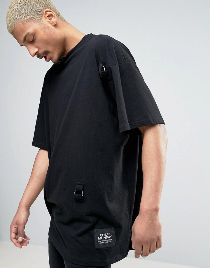 Cheap Monday Rings T-shirt - Black