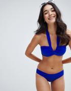 Seafolly Bandeau Bikini Top - Blue