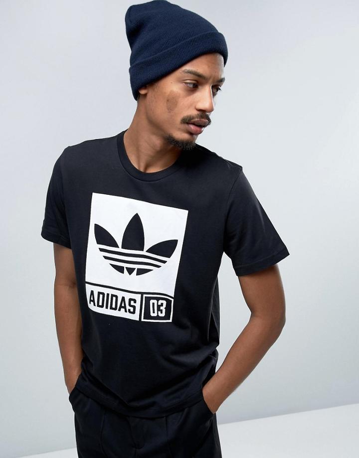 Adidas Originals Street Graphic T-shirt - Black