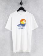 Carhartt Wip Lagoon C T-shirt In White