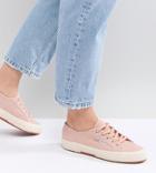 Superga 2750 Canvas Trainers In Pink - Pink