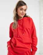 New Look Set Hoodie In Bright Red