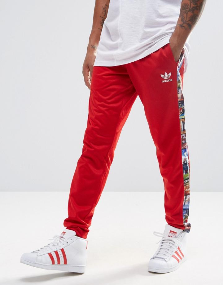 Adidas Originals Bts Joggers Ay7766 - Red