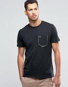Original Penguin Flatlock Pocket T-shirt - Black