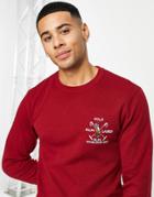 Polo Ralph Lauren Long Sleeve T-shirt With Heritage Logo In Red