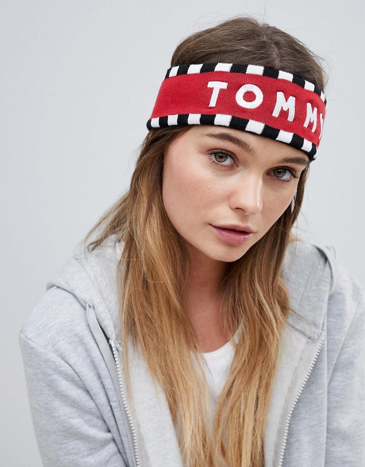Tommy Hilfiger Logo Headband - Red