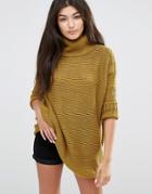 Noisy May Vera Sweater - Khaki