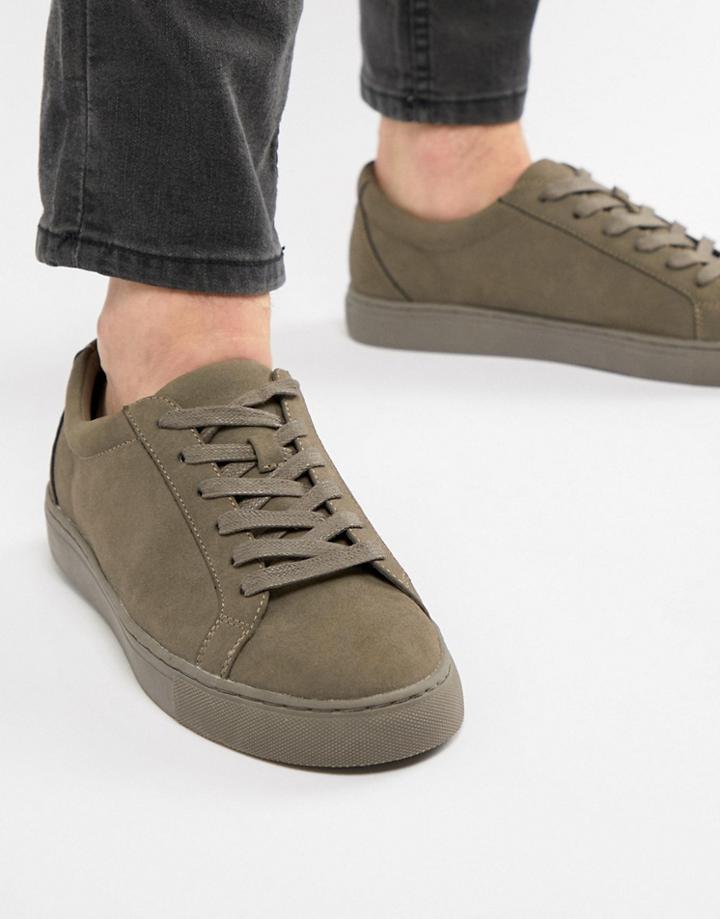 Kg By Kurt Geiger Suede Sneaker - Gray