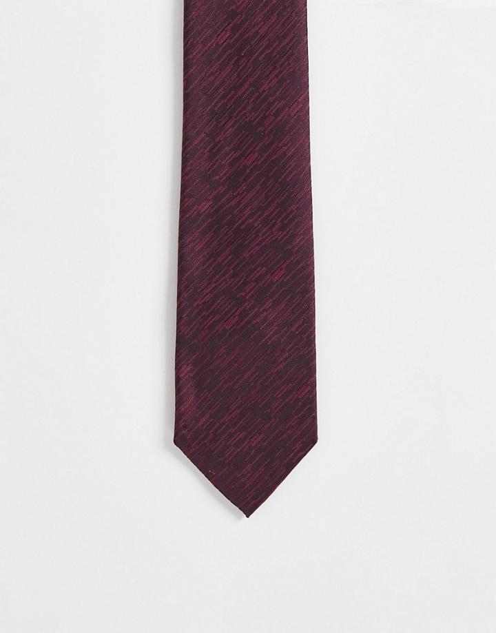 French Connection Plain Tie In Red