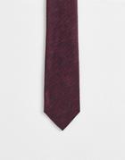 French Connection Plain Tie In Red