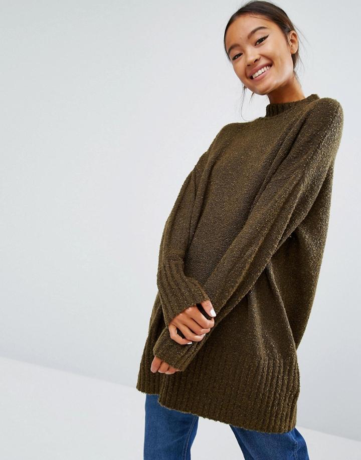 Monki Oversized Sweater - Black