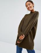 Monki Oversized Sweater - Black