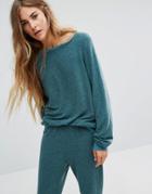 Wildfox Baggy Beach Sweater - Green