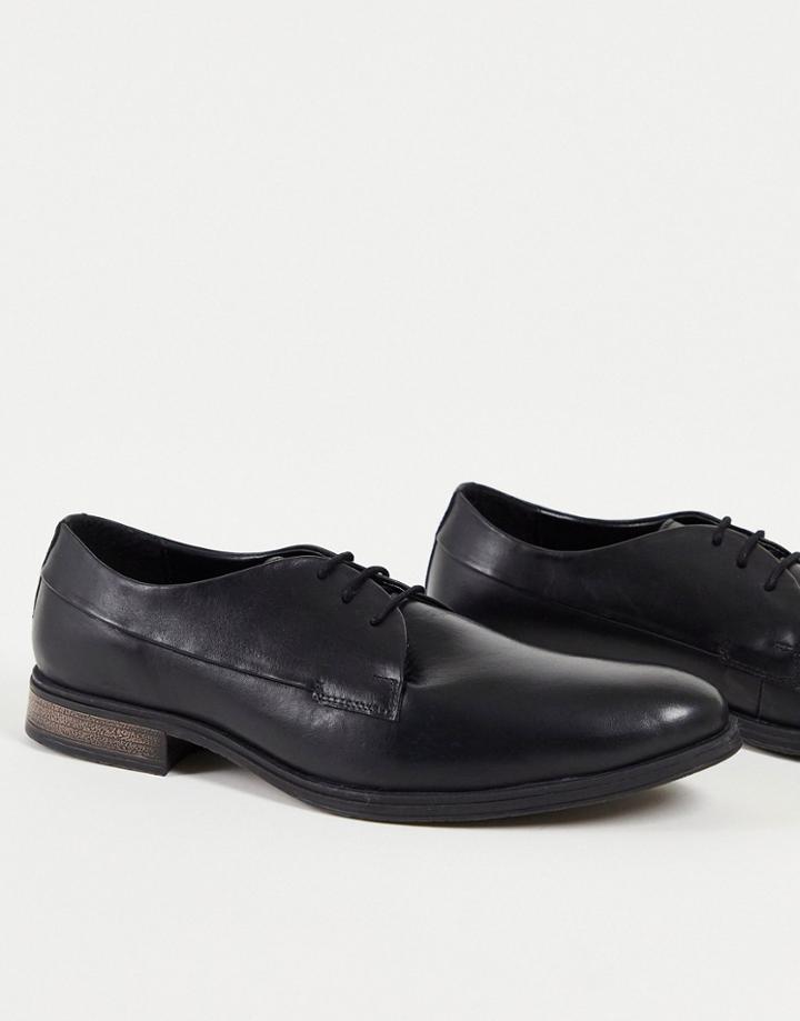 Jack & Jones Leather Shoes In Black