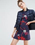 Sportmax Code Padded Jacket With Contrast Pocket - 004 Navy