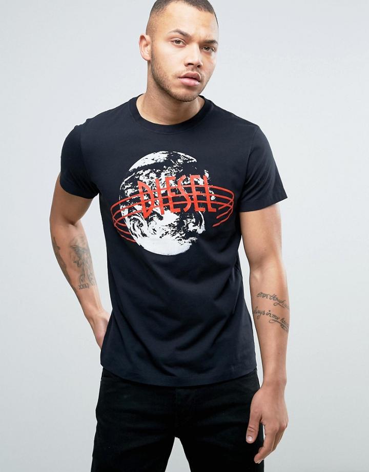 Diesel T-diego-nc T-shirt - Black