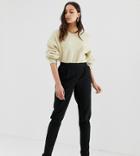 Noisy May Tall Cigarette Pants In Black - Black