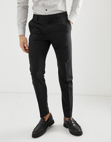 Tommy Hilfiger Slim Fit Suit Pants - Black