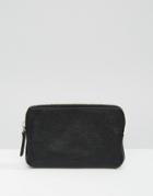 Royal Republiq Fuze Coin Wallet In Leather - Black