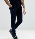New Era Yankees Velour Joggers In Navy - Navy