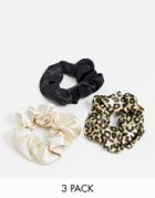Smug Set On Hair Scrunchies In Multi