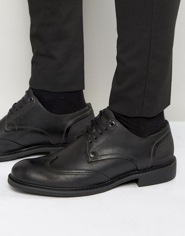 G-star Warth Leather Derby Shoes - Black