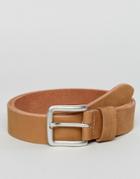 Esprit Belt In Leather - Beige