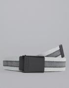 Calvin Klein Golf Reversible Belt With Webbing In Gray C9320