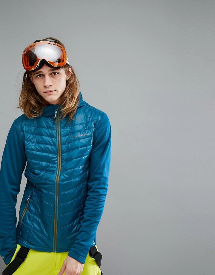 Dare2b Transfuse Hybrid Insulated Padded Ski Jacket - Blue