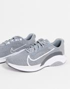 Nike Training Zoomx Superrep Surge Sneakers In Particle Gray