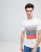 Native Youth Placement Stripe Graphic T-shirt - White