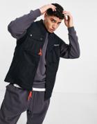 Columbia Field Roc Ii Reversible Vest In Black/red