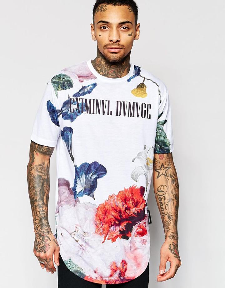 Criminal Damage Foro T-shirt - White