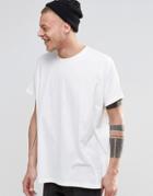 Asos Extreme Oversized T-shirt In Off White - Off White