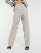 Asos Design Premium Suit Pants In Soft Camel-brown