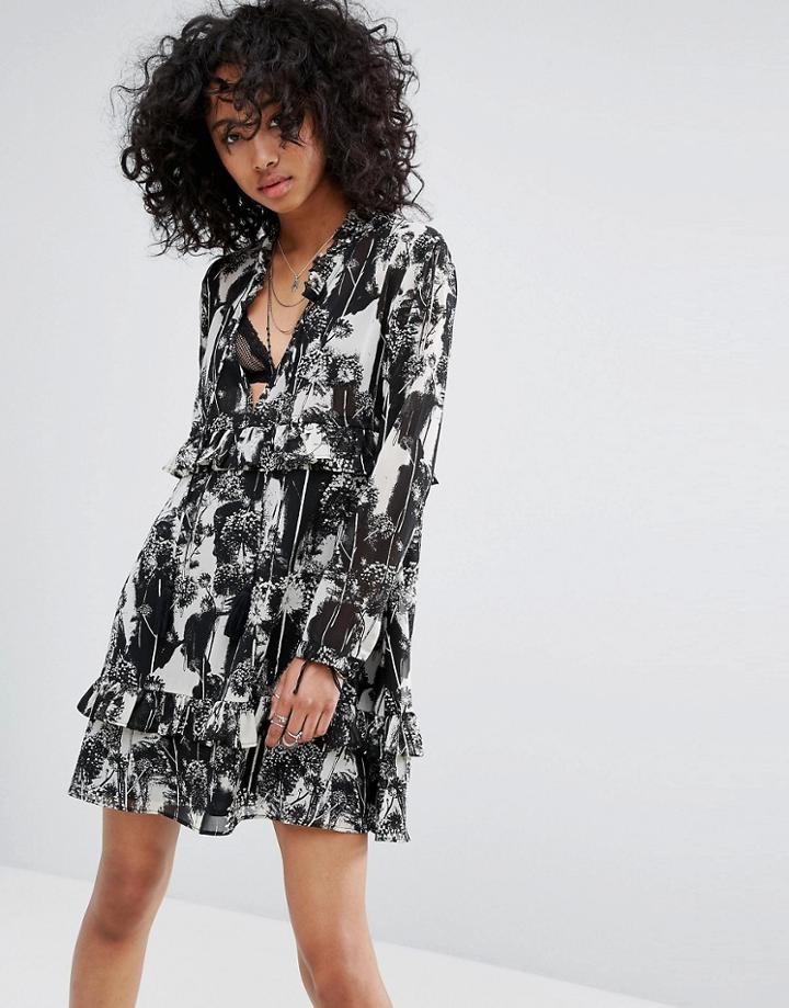 Religion Smock Dress - Black