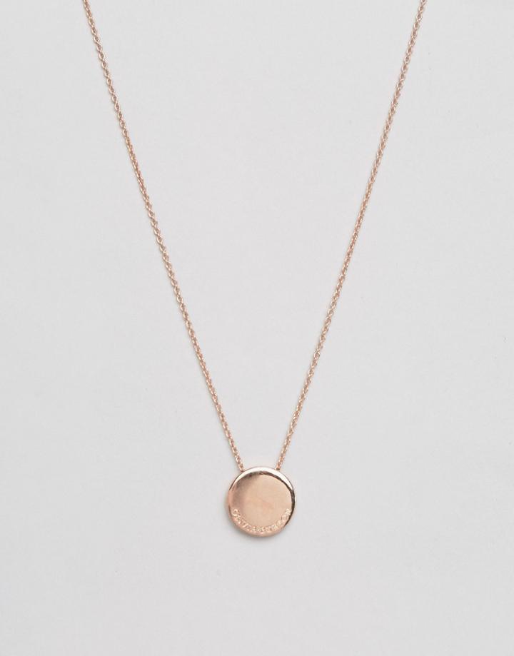 Olivia Burton Disc Necklace - Gold