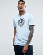 Abercrombie & Fitch T-shirt Subtle Branding Garment Dyed In Blue - Blue